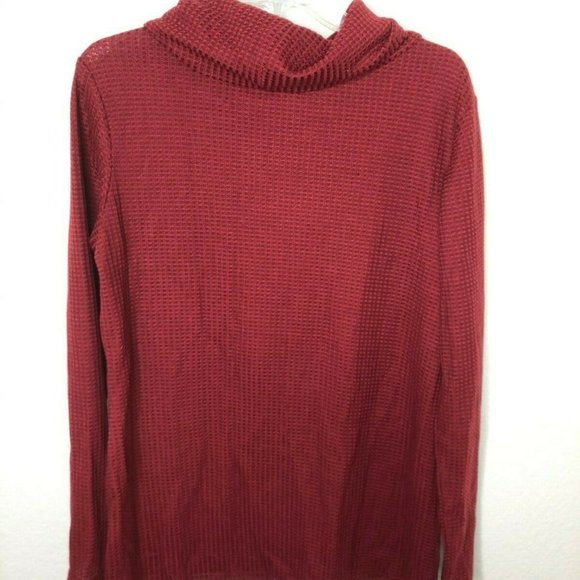 Long Sleeve Asymmetrical Turtleneck Sweater - Picture 3 of 5